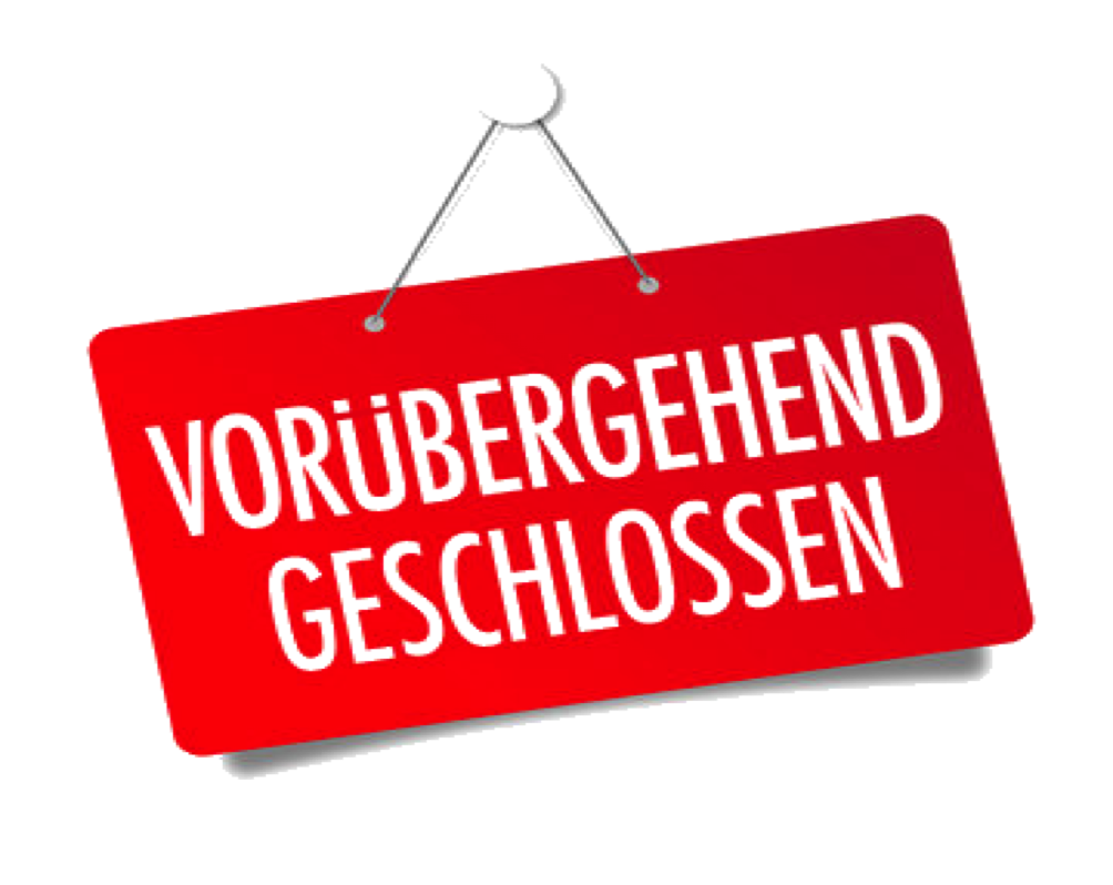 voruebergehend geschlossen